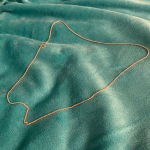 Catbird adjustable 14k rose gold plain chain